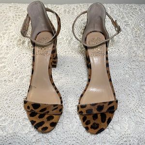 Vince Camuto block heels (3.5 inches)sandals size 6.5